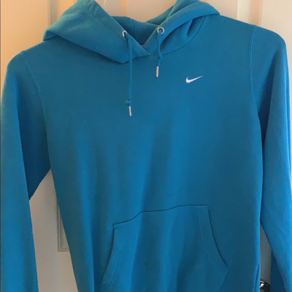 Blue Nike hoodie
